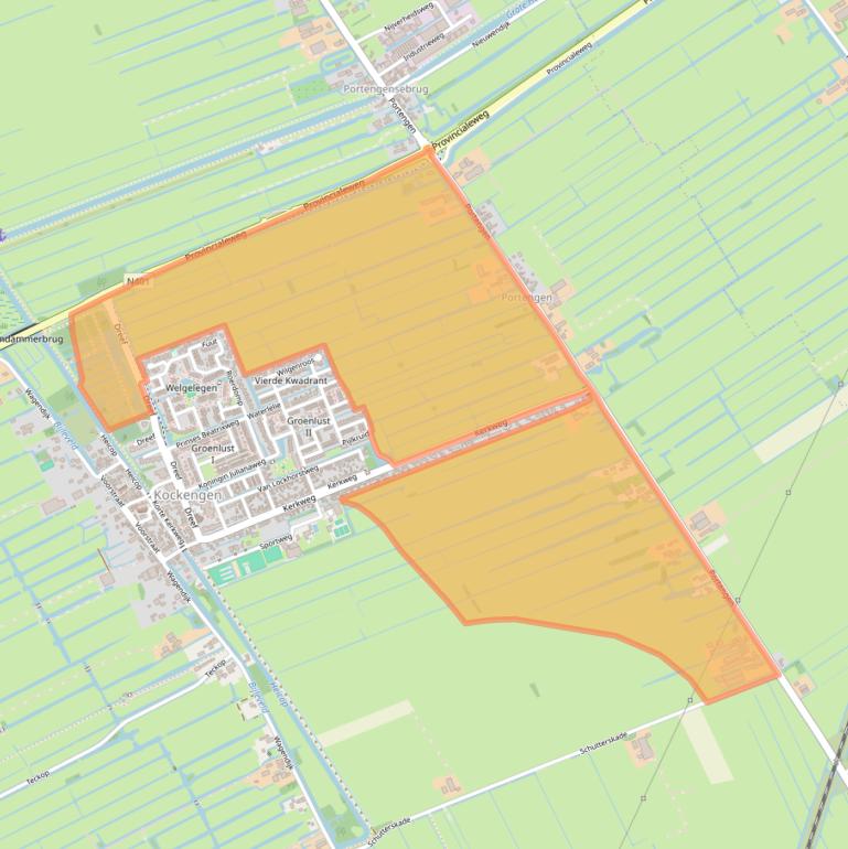 Kaart van postcodegebied 3628EB.