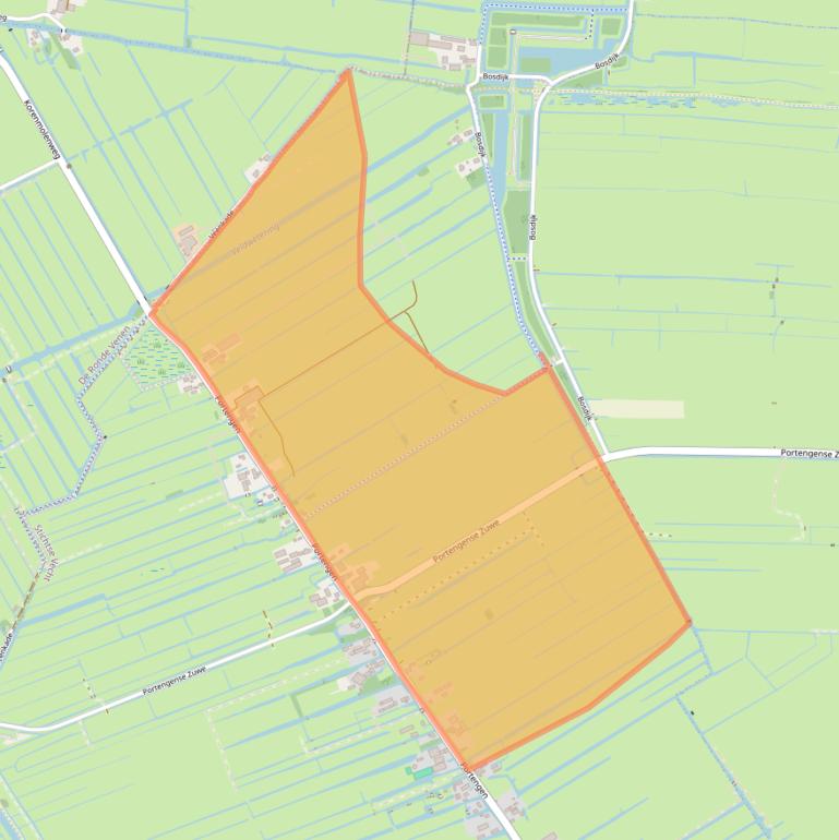 Kaart van postcodegebied 3628EH.