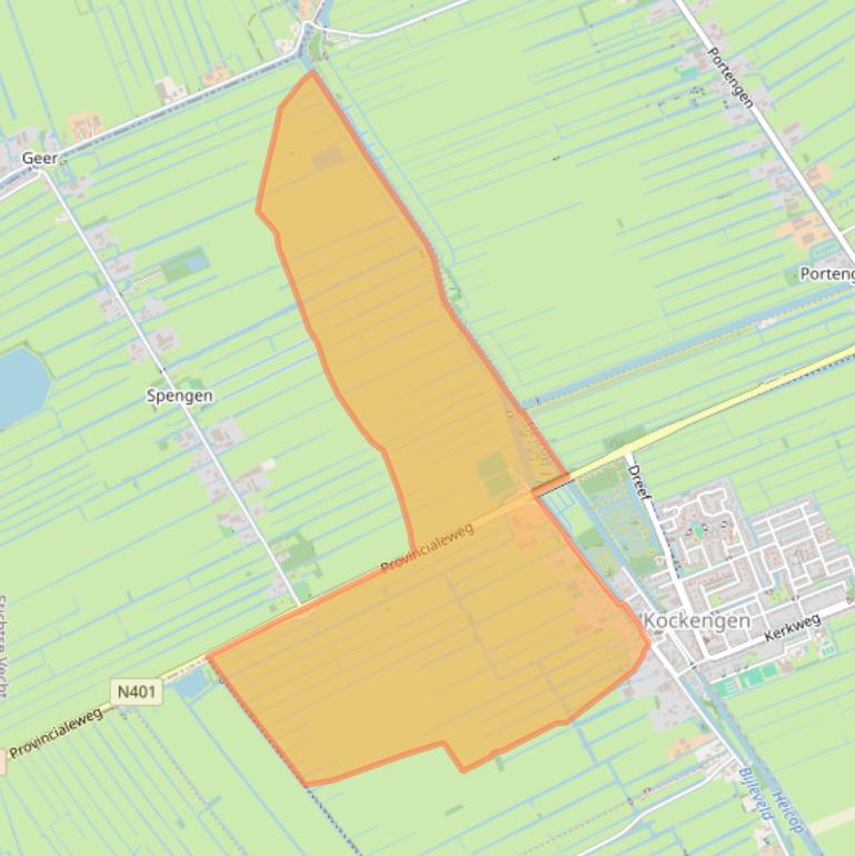 Kaart van postcodegebied 3628ET.