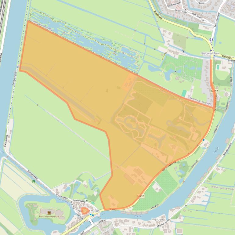 Kaart van postcodegebied 3631AB.