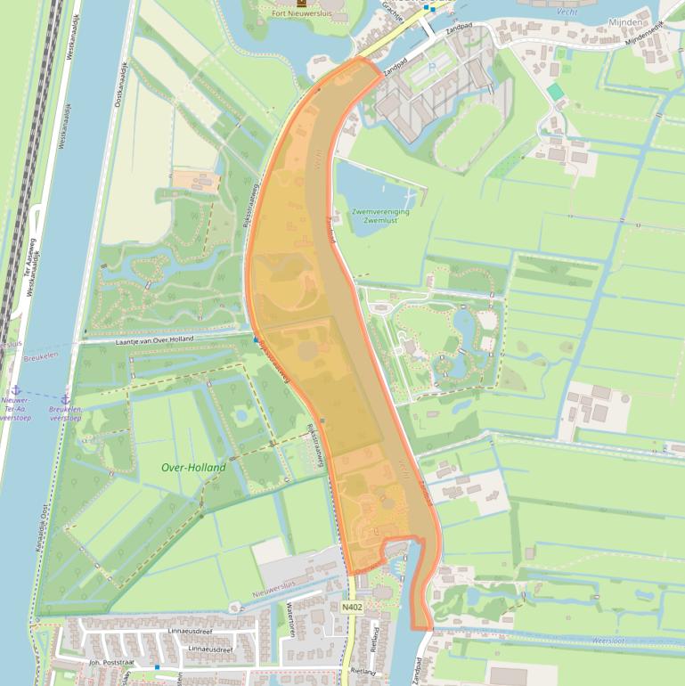 Kaart van postcodegebied 3631AC.
