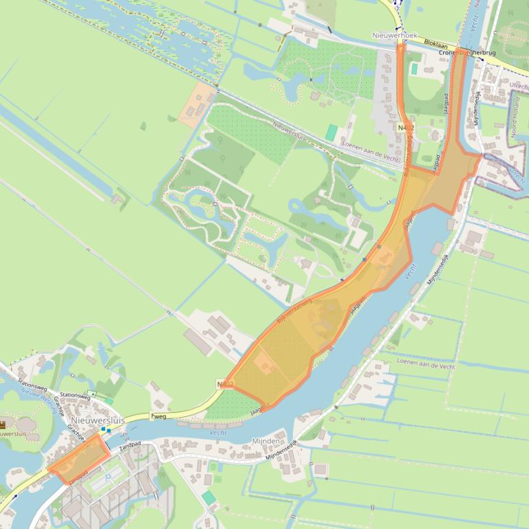 Kaart van postcodegebied 3631AD.