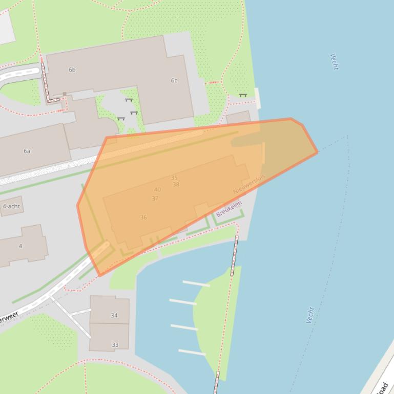 Kaart van postcodegebied 3631AE.