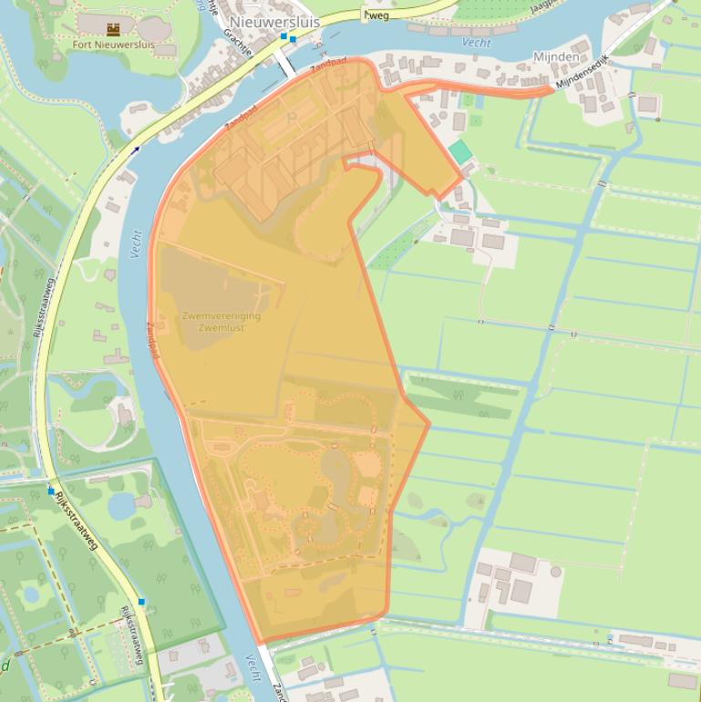 Kaart van postcodegebied 3631NK.