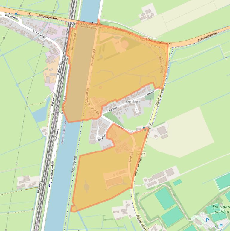 Kaart van postcodegebied 3632AM.