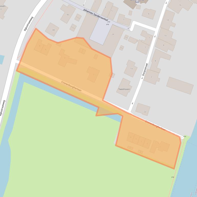 Kaart van postcodegebied 3632AN.