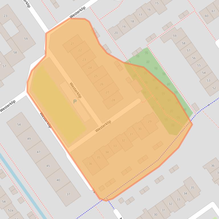 Kaart van postcodegebied 3632TE.