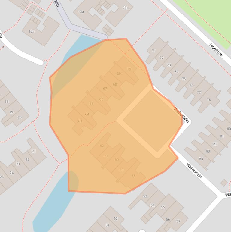 Kaart van postcodegebied 3632WR.