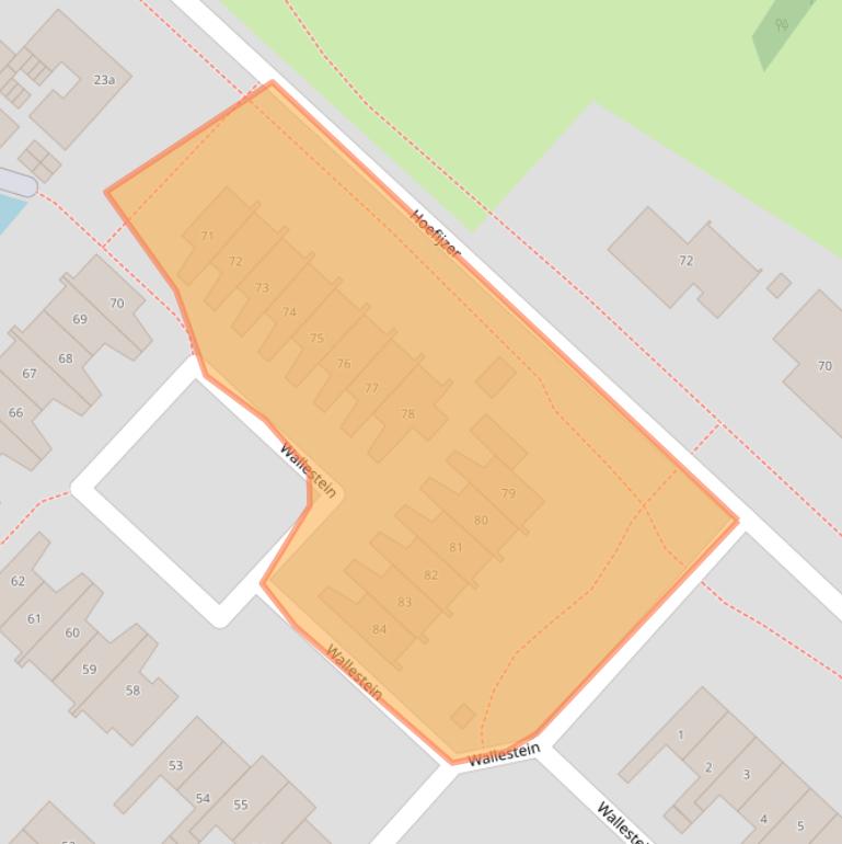 Kaart van postcodegebied 3632WS.