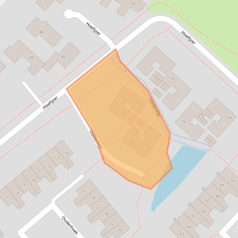 Kaart van postcodegebied 3632XB.