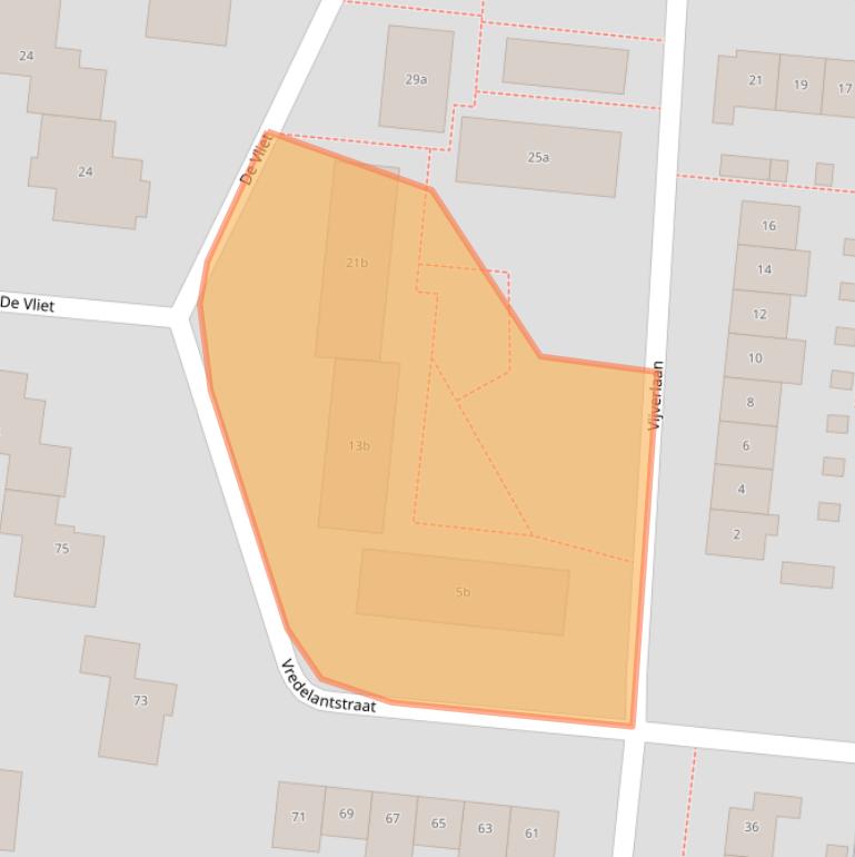 Kaart van postcodegebied 3633EE.