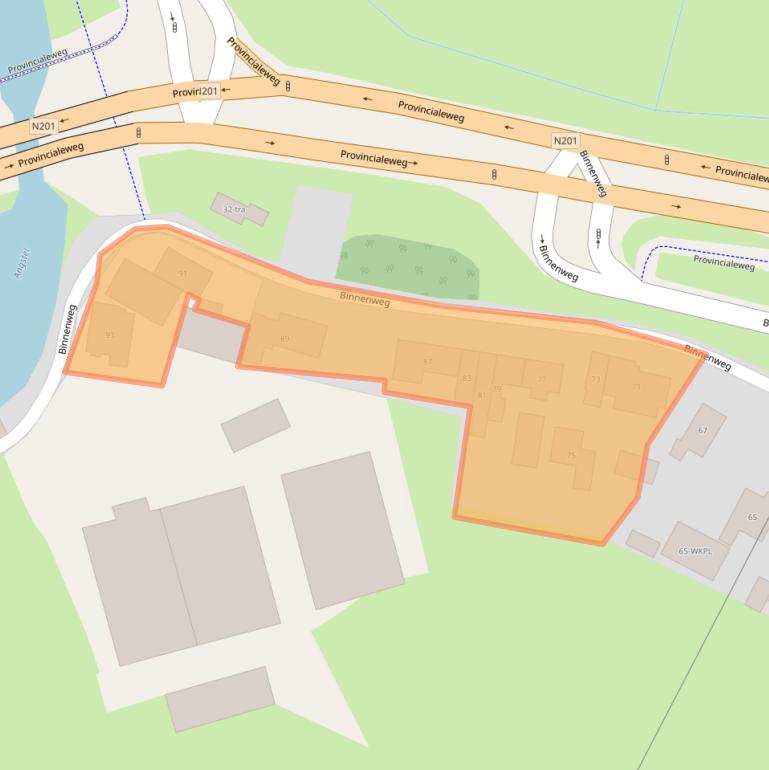 Kaart van postcodegebied 3634AG.