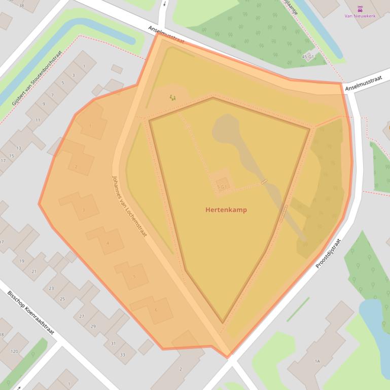 Kaart van postcodegebied 3641AS.