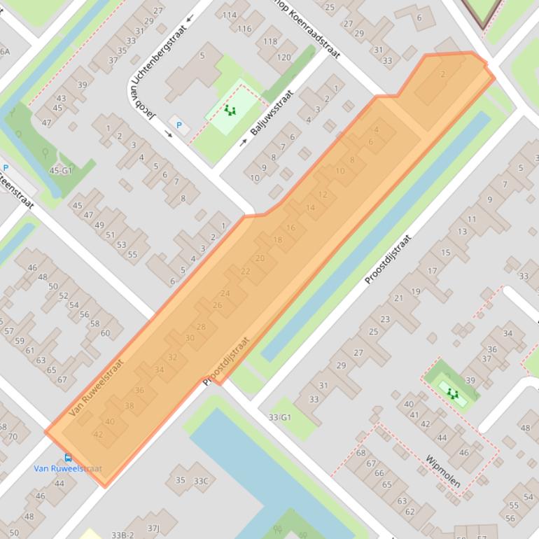 Kaart van postcodegebied 3641AV.