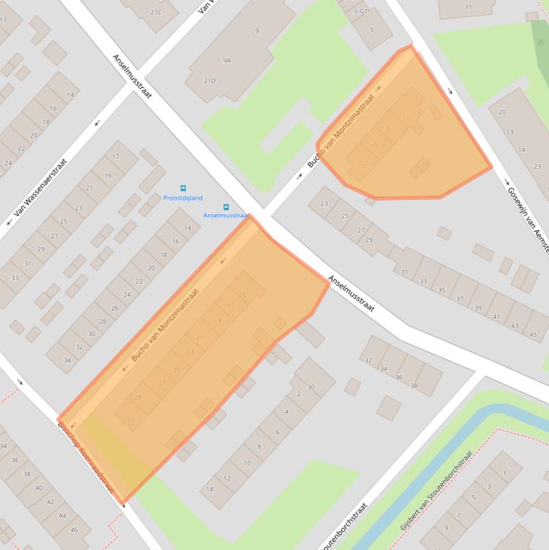 Kaart van postcodegebied 3641BA.