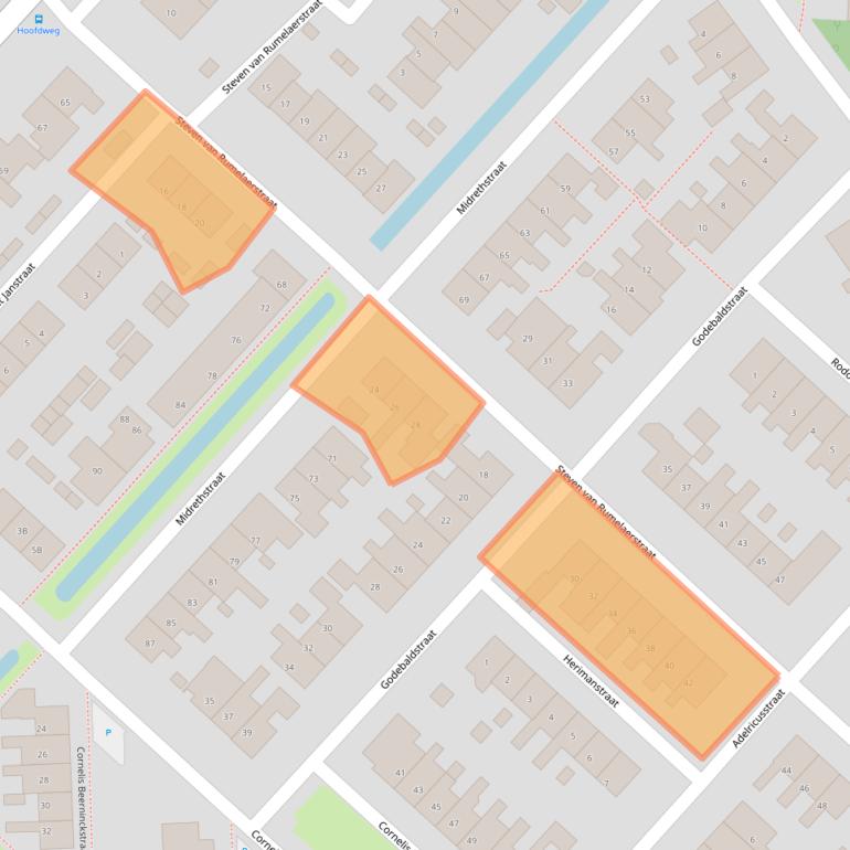 Kaart van postcodegebied 3641CL.