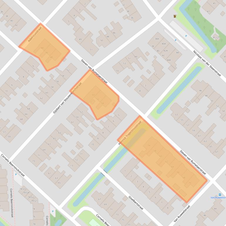 Kaart van postcodegebied 3641CM.