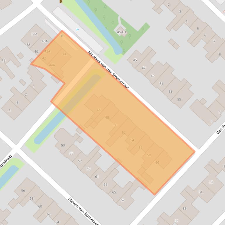 Kaart van postcodegebied 3641CR.