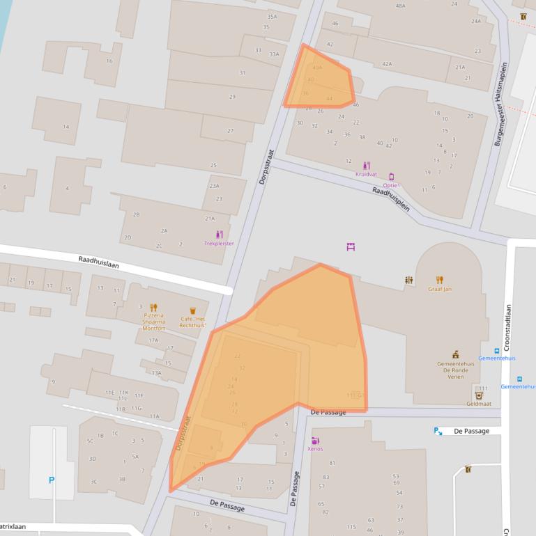 Kaart van postcodegebied 3641EC.