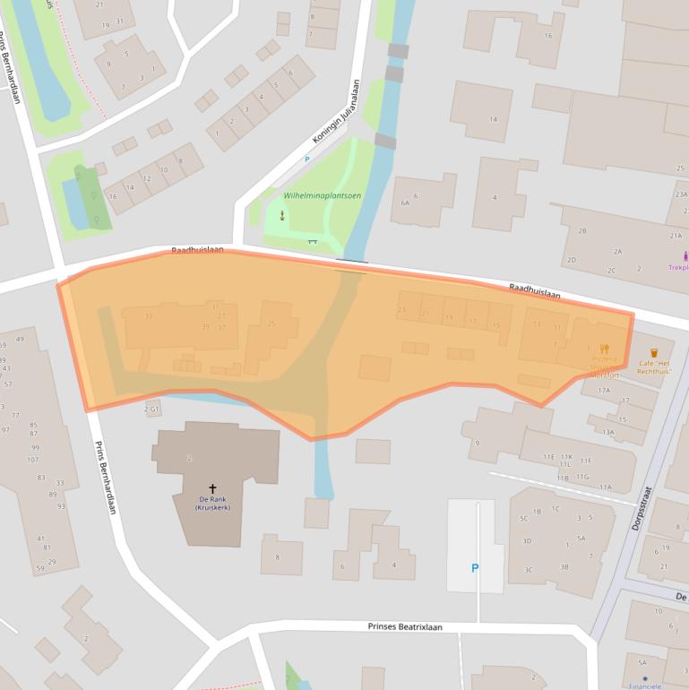 Kaart van postcodegebied 3641EG.