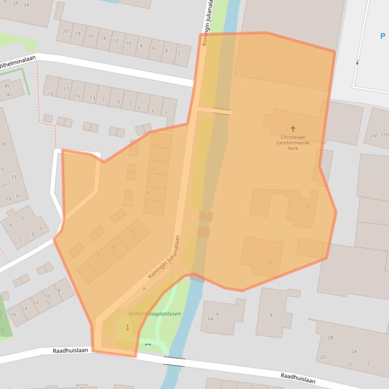 Kaart van postcodegebied 3641EJ.