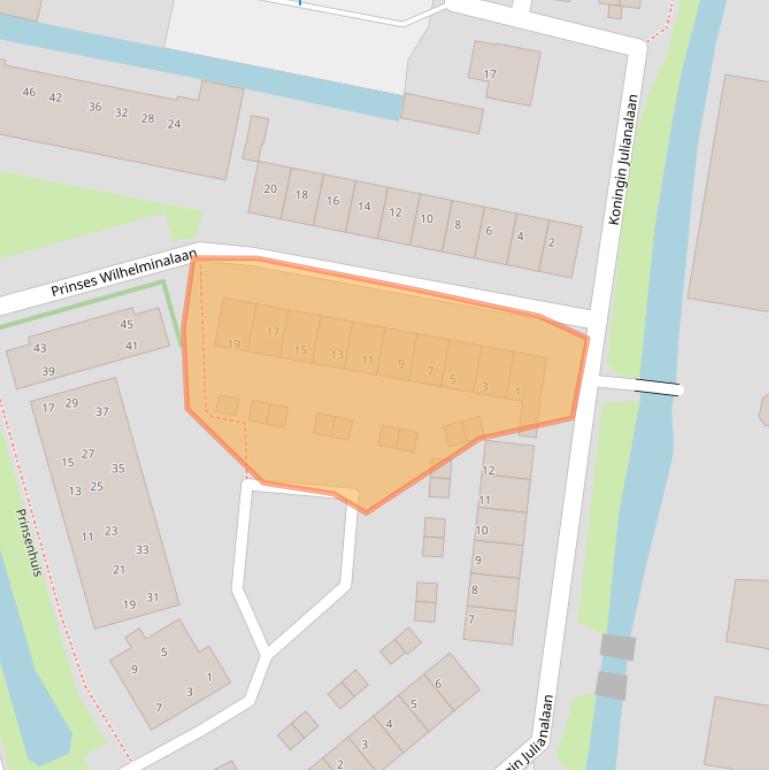 Kaart van postcodegebied 3641EK.