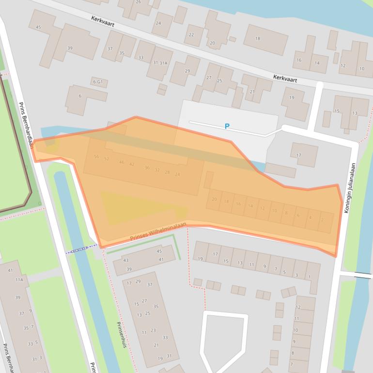 Kaart van postcodegebied 3641EL.
