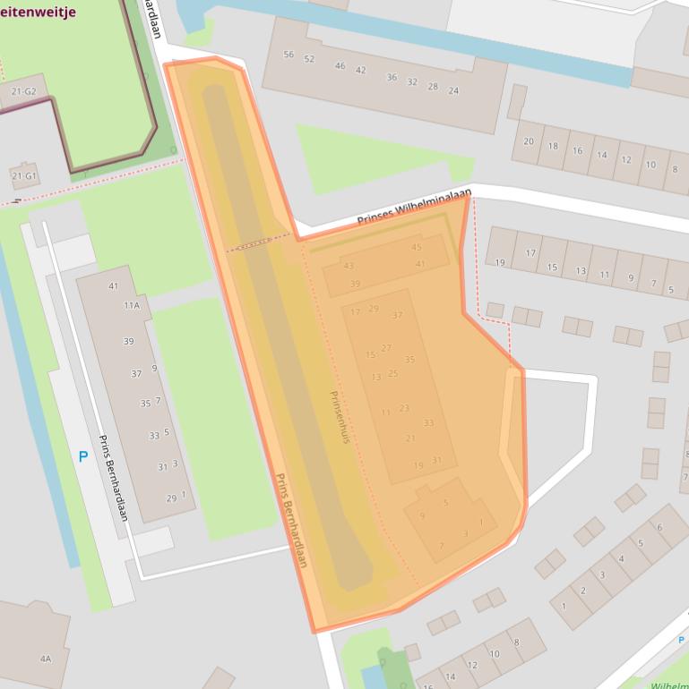 Kaart van postcodegebied 3641ET.