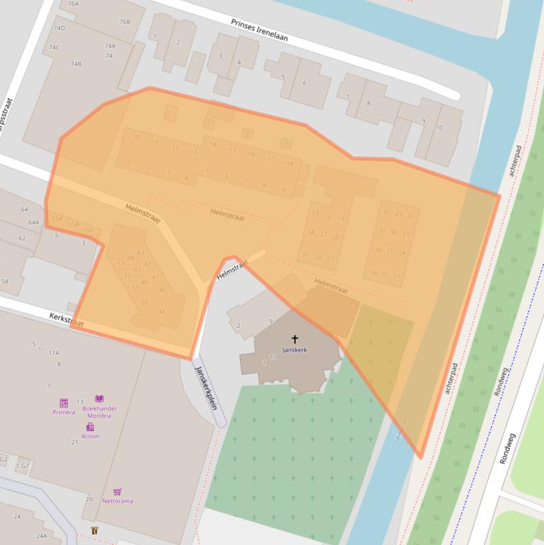 Kaart van postcodegebied 3641EV.