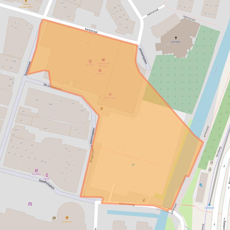 Kaart van postcodegebied 3641EX.