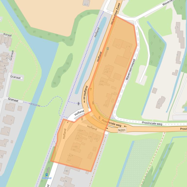 Kaart van postcodegebied 3641GK.