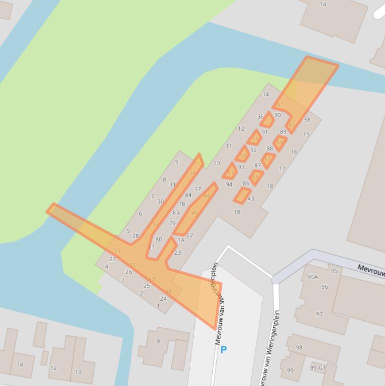 Kaart van postcodegebied 3641GW.