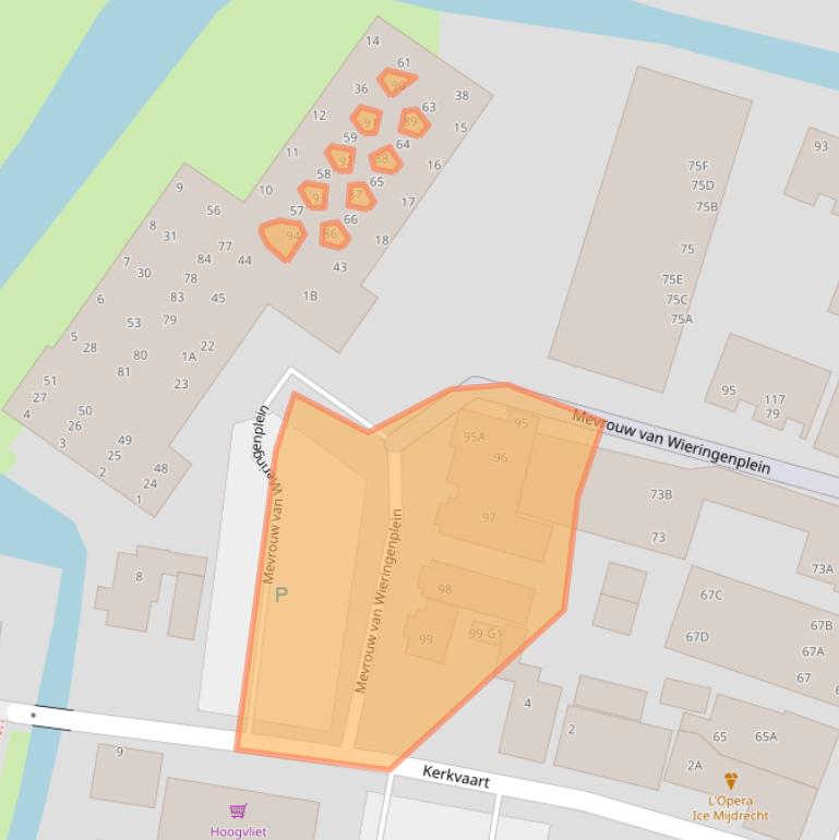 Kaart van postcodegebied 3641GZ.