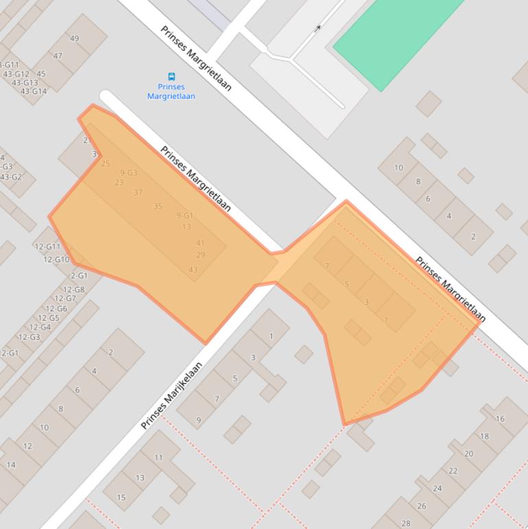 Kaart van postcodegebied 3641HA.