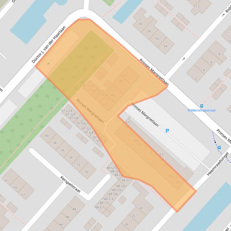 Kaart van postcodegebied 3641HC.