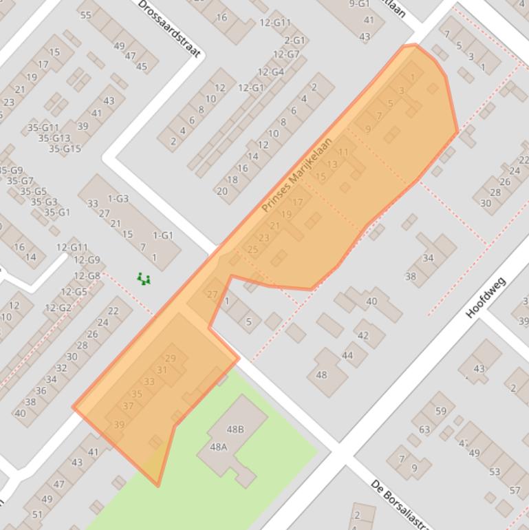 Kaart van postcodegebied 3641HG.