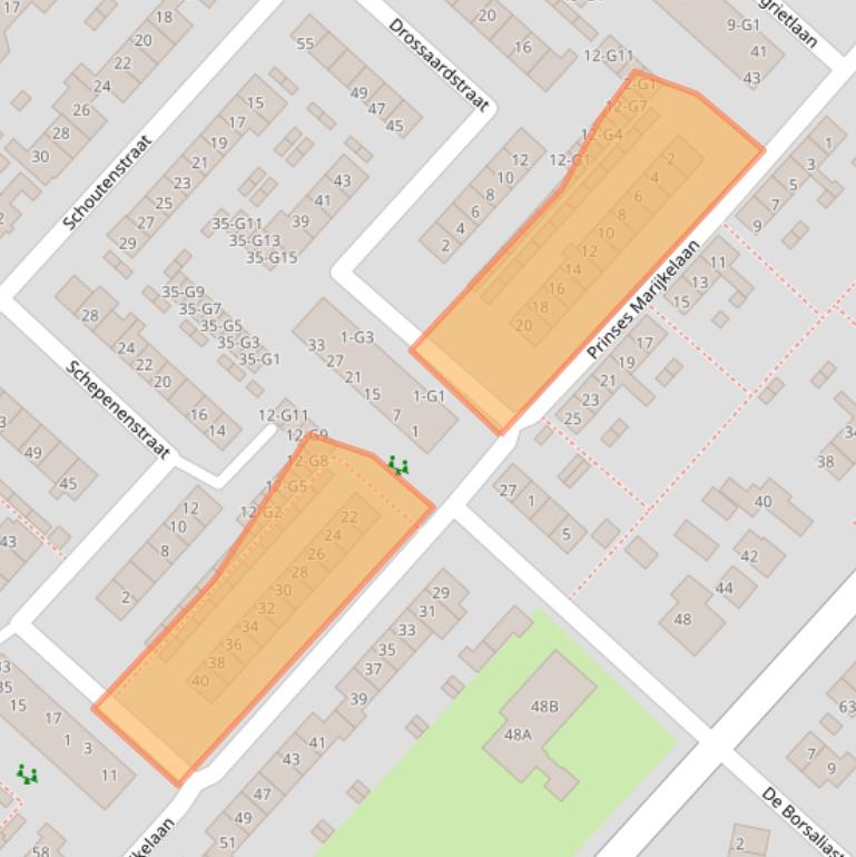 Kaart van postcodegebied 3641HJ.