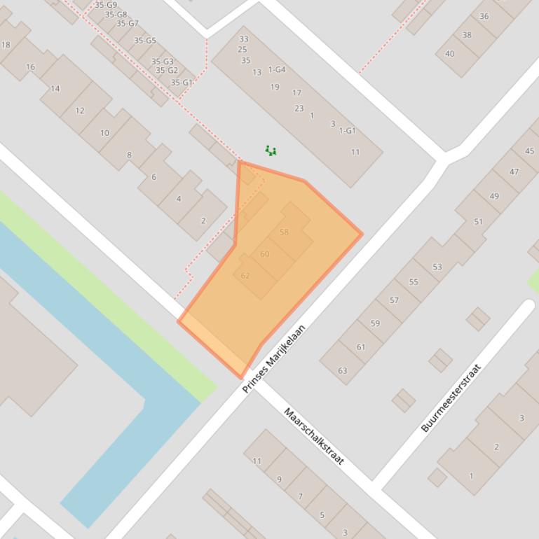 Kaart van postcodegebied 3641HK.