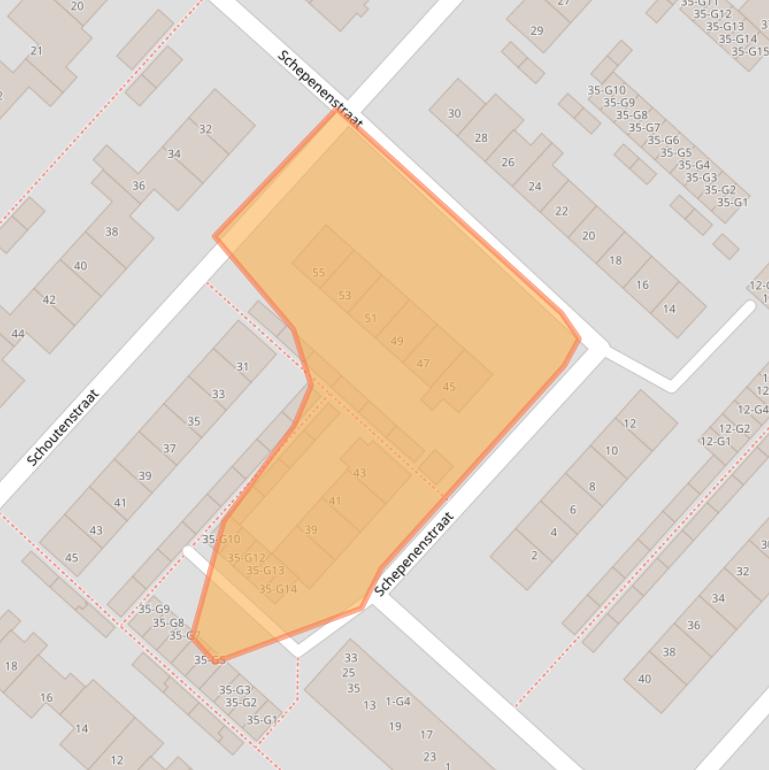 Kaart van postcodegebied 3641HN.