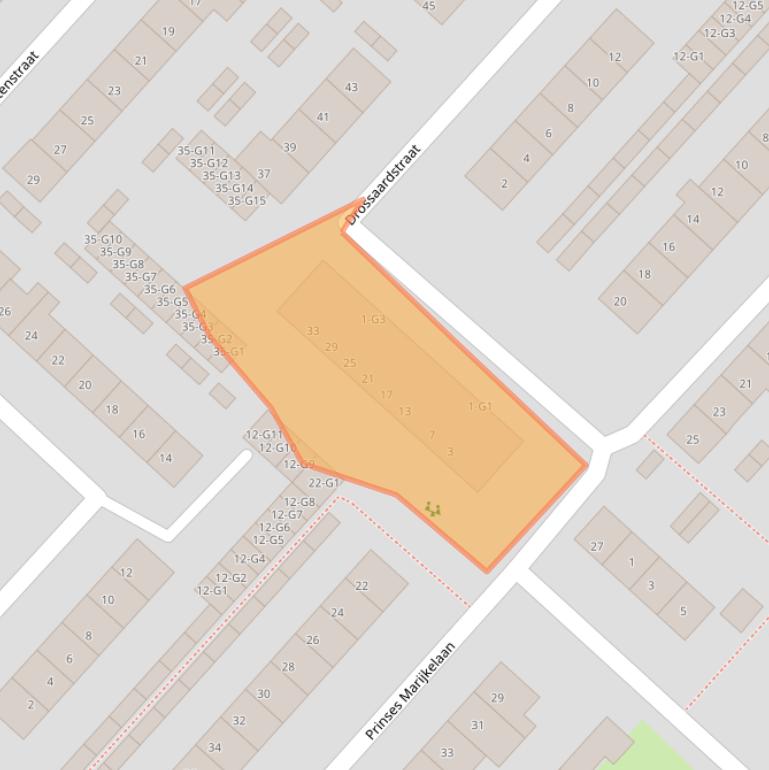 Kaart van postcodegebied 3641HR.