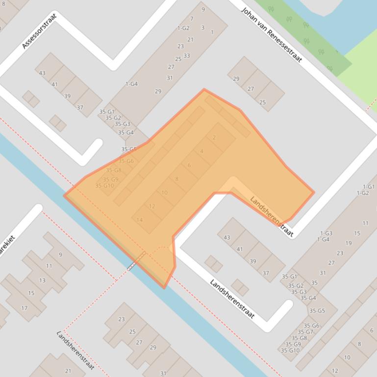 Kaart van postcodegebied 3641JD.