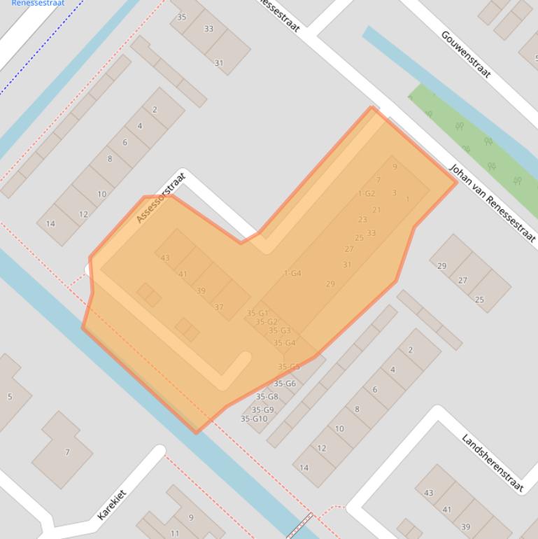 Kaart van postcodegebied 3641JE.