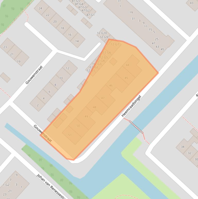 Kaart van postcodegebied 3641JK.