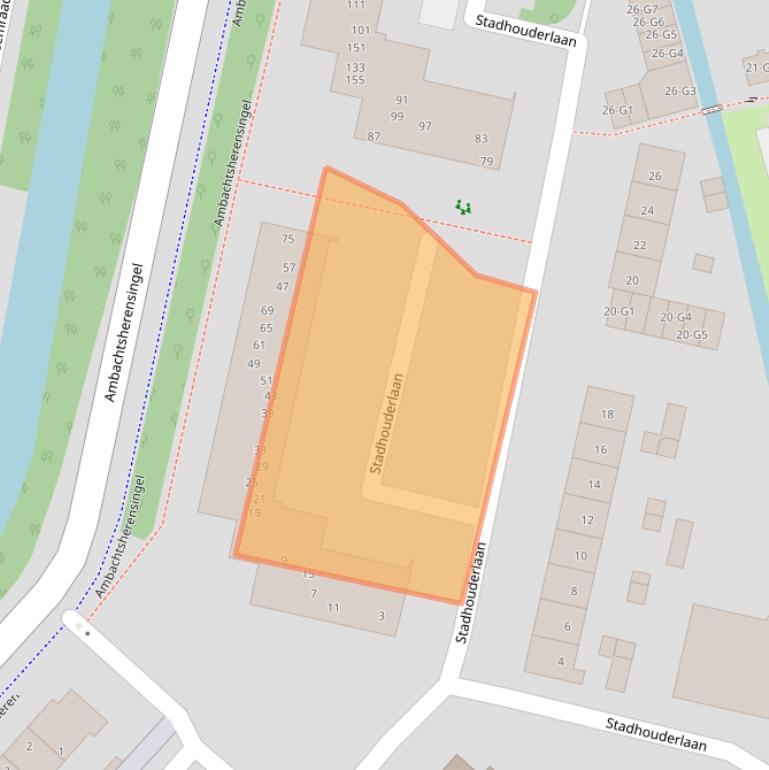 Kaart van postcodegebied 3641KC.