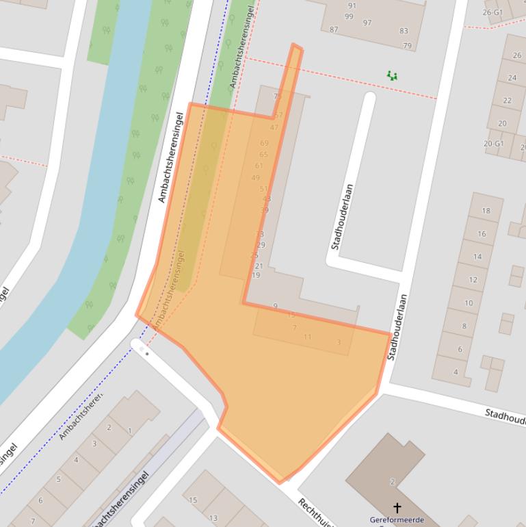 Kaart van postcodegebied 3641KD.