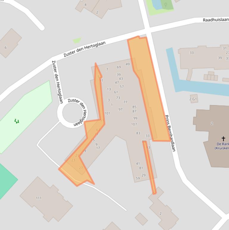 Kaart van postcodegebied 3641KT.