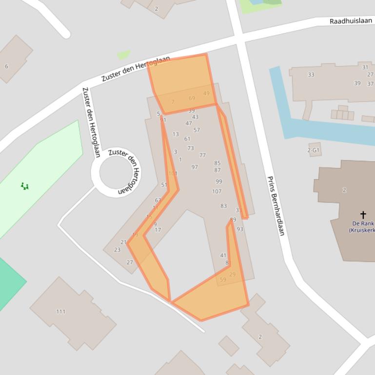 Kaart van postcodegebied 3641KV.