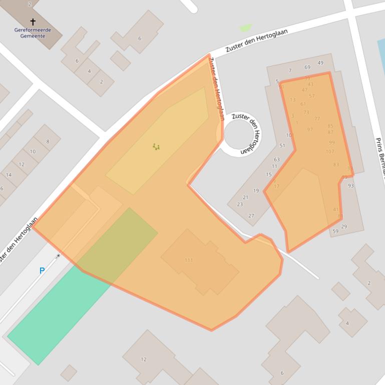 Kaart van postcodegebied 3641KW.