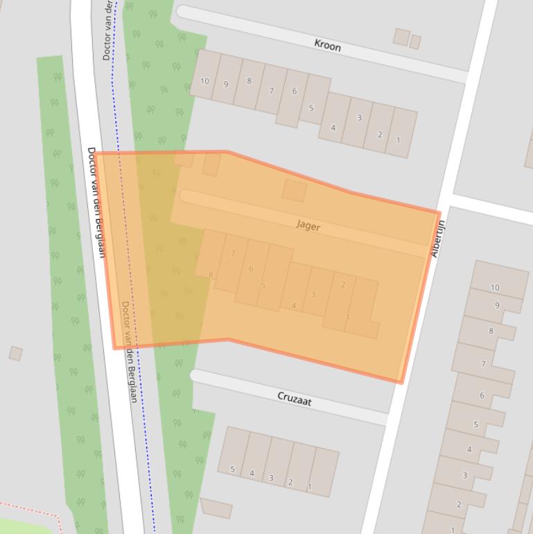 Kaart van postcodegebied 3641LE.