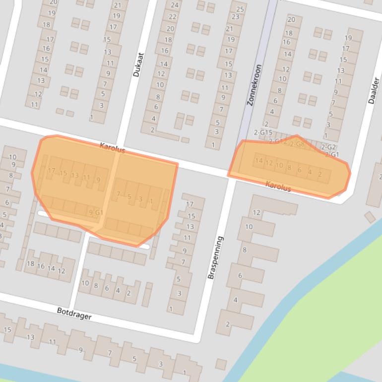 Kaart van postcodegebied 3641LJ.